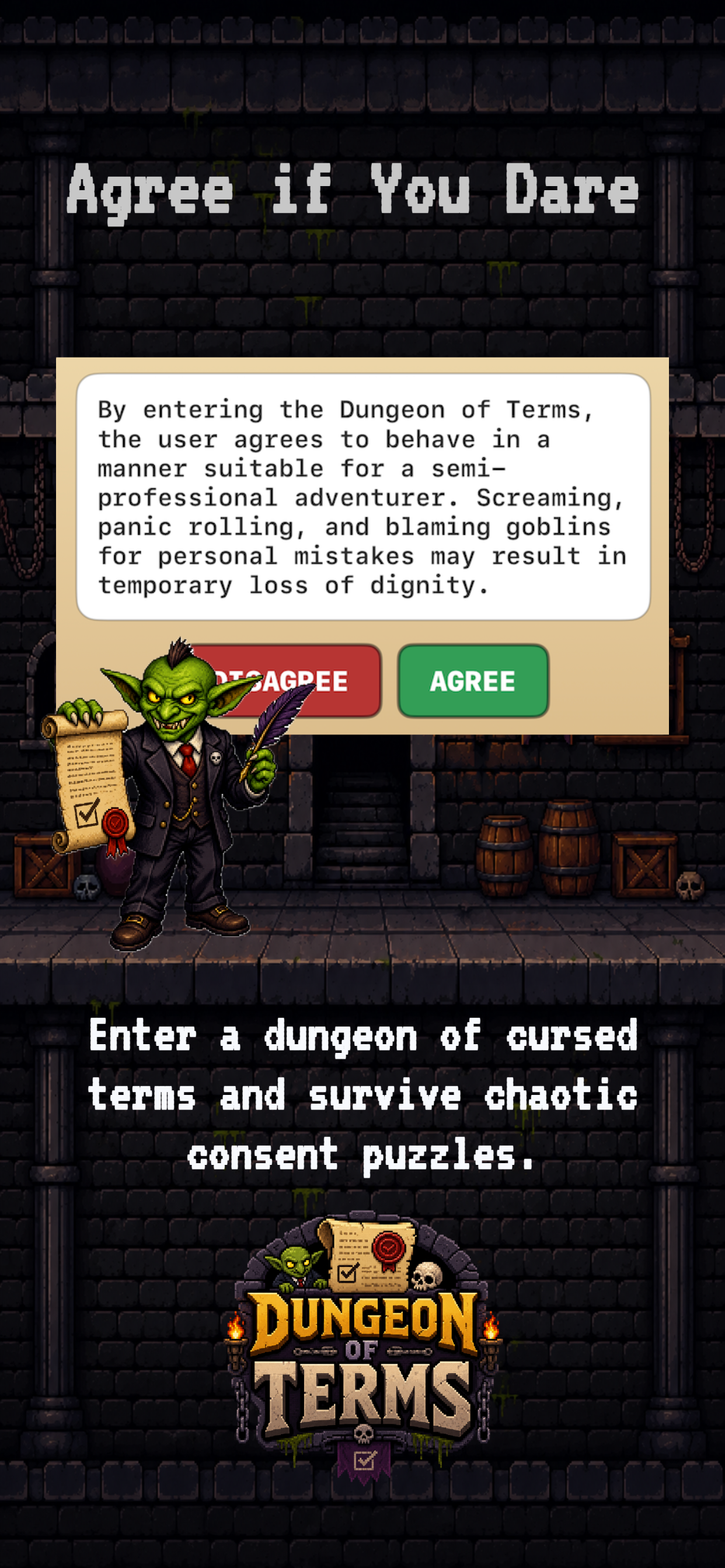 Dungeon of Terms iPhone screenshot 1